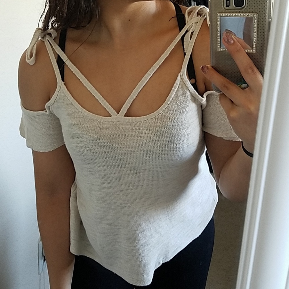 Beige blouse